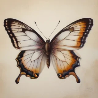 pictures of drawings of butterflies