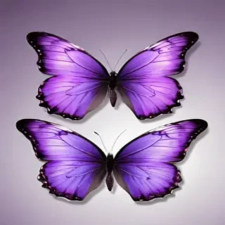 purple butterfly clipart