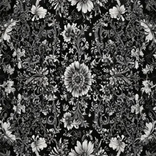 black with white pattern