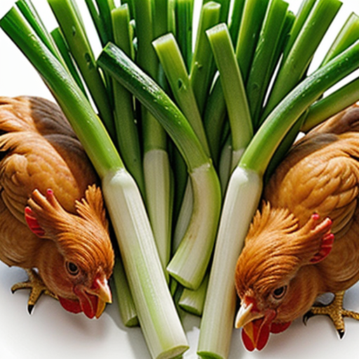 can chickens eat green onions