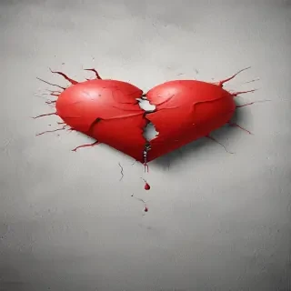 broken heart background
