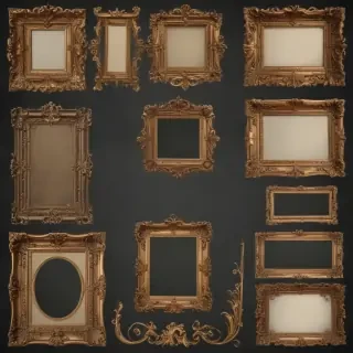 vintage frames png