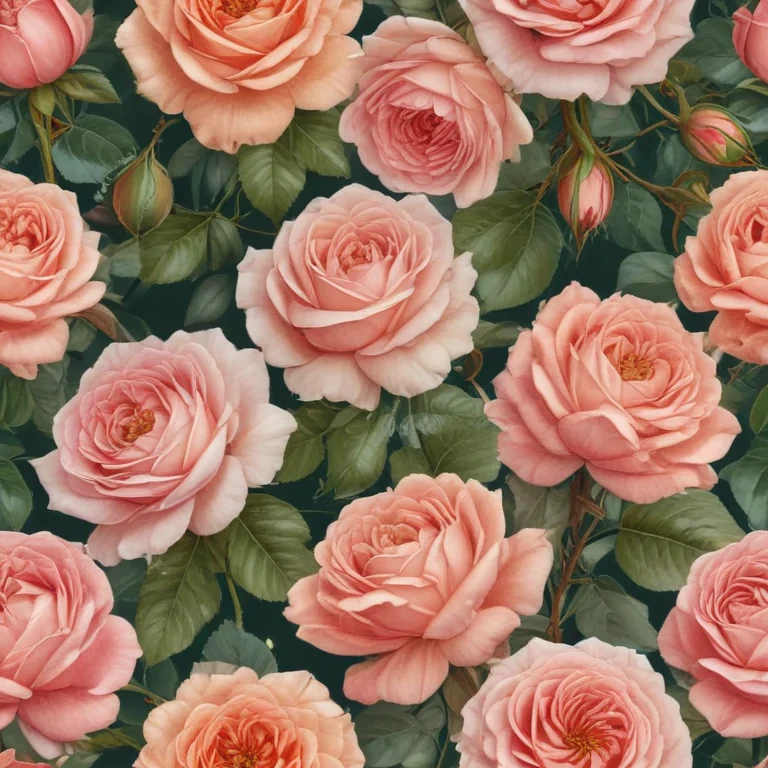 vintage rose illustration