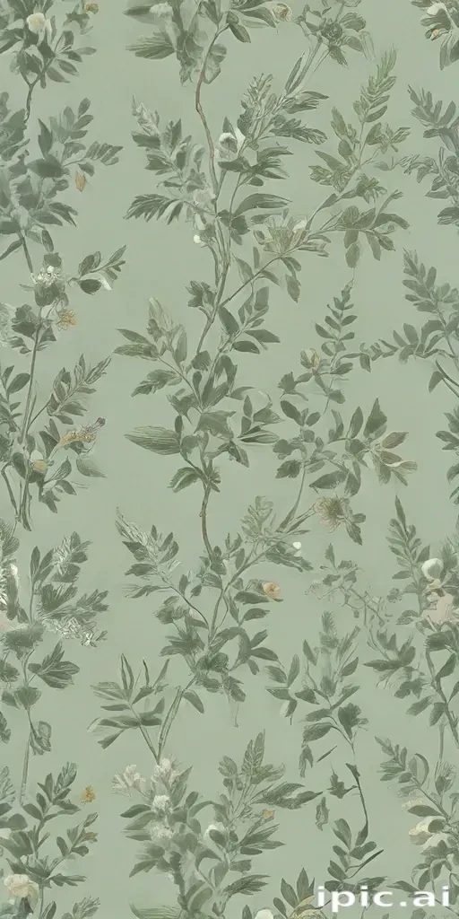 sage green wallpaper aesthetic
