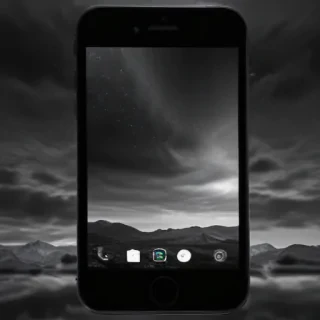 black wallpaper iphone 4k