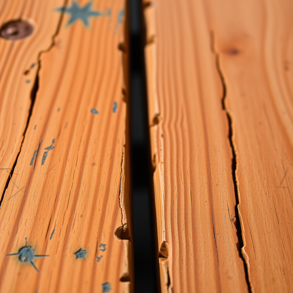 Create an image of a textured orange wooden plank with visible grain and scratches, captured with a Canon EOS 5D Mark IV, 50mm lens, f/2.8 aperture, ISO 100, in natural light to enhance depth and detail.