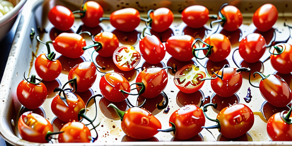 roasting cherry tomatoes for sauce