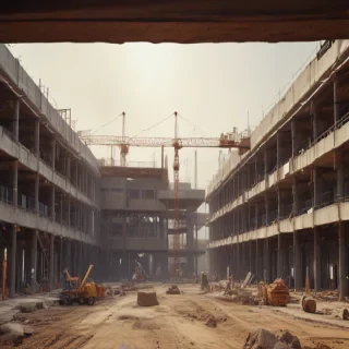 construction site background
