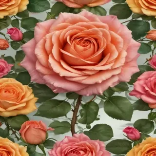 rose border