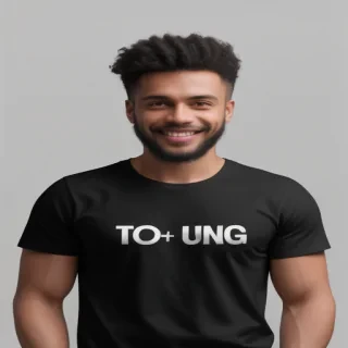 black t shirt mockup png