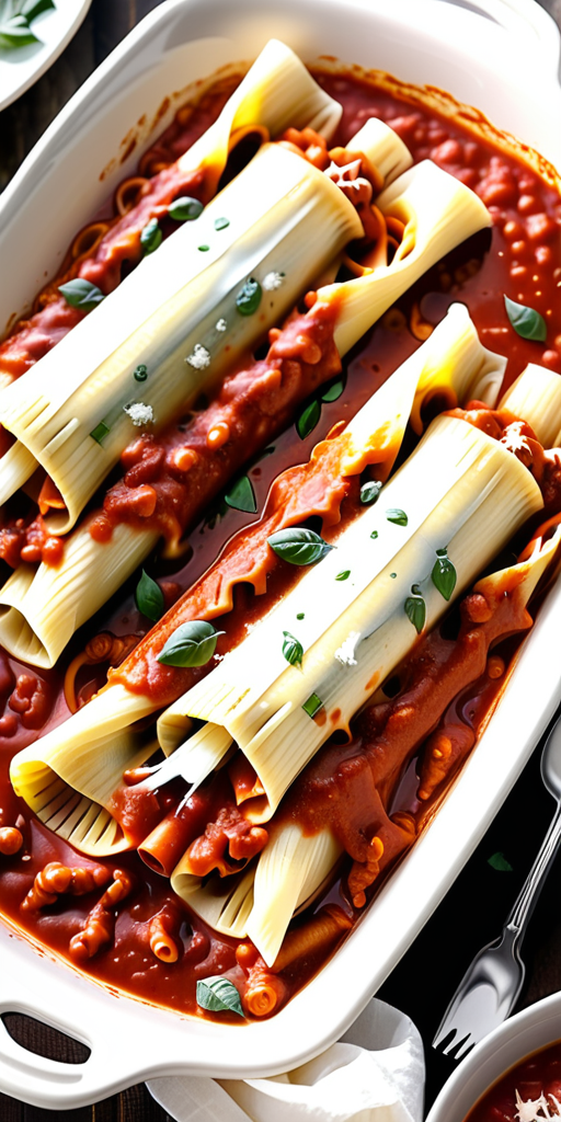 no boil manicotti with string cheese