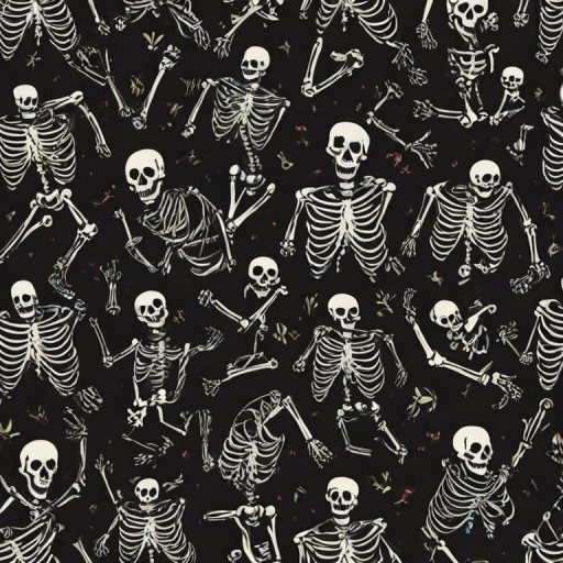 skeleton wallpaper