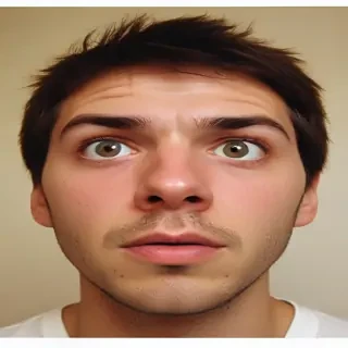 frustrated face