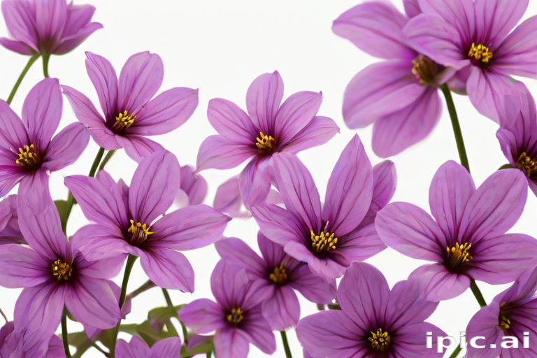 purple flowers transparent background