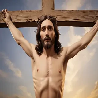 a picture of jesus on the cross