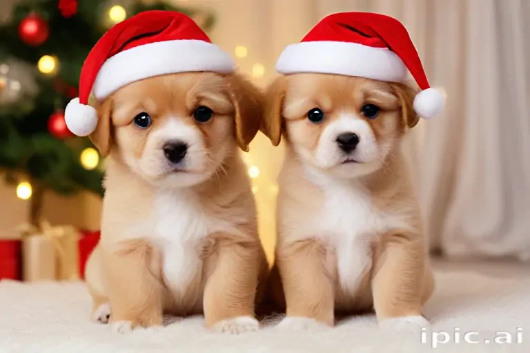 cute christmas dogs