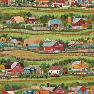 background of a farm