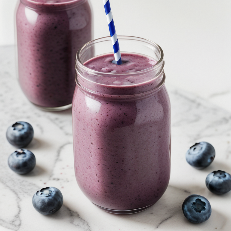 blueberry smoothie recipe without yogurt