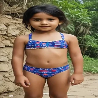 indian kid bikini