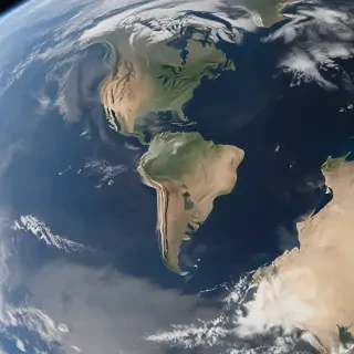 earth from space