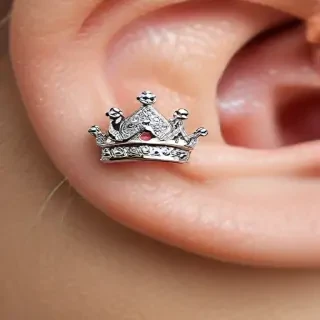 kings crown piercing