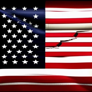 american flag aesthetic