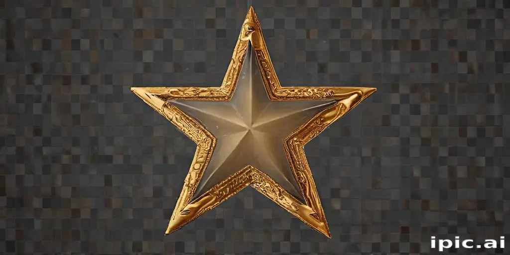 golden star transparent