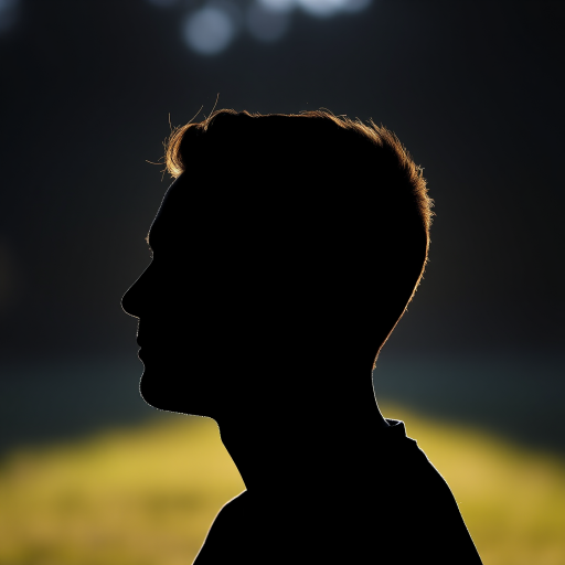 Generate a high-resolution, sharp black silhouette of a person, captured with a DSLR camera at 50mm focal length, f/1.8 aperture, ISO 100, in natural backlighting for maximum contrast, with a center-framed view and a soft focus background.