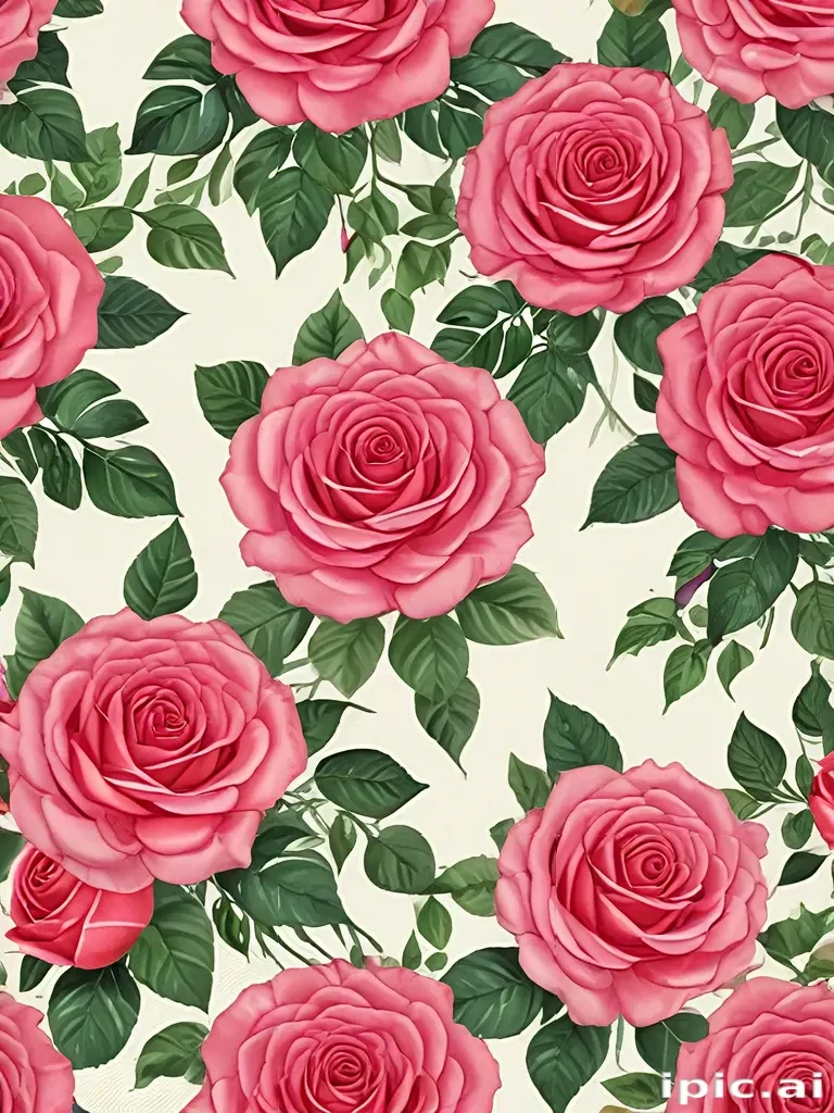 rose border
