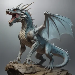 transparent dragon