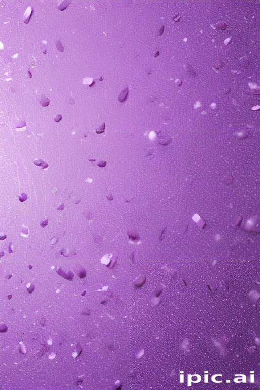 Vibrant Purple Background with Floating Particles Creating a Dreamy ...