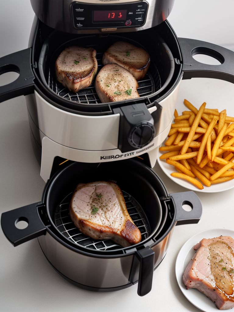 thin cut pork chops in air fryer