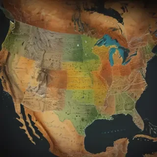 united states map