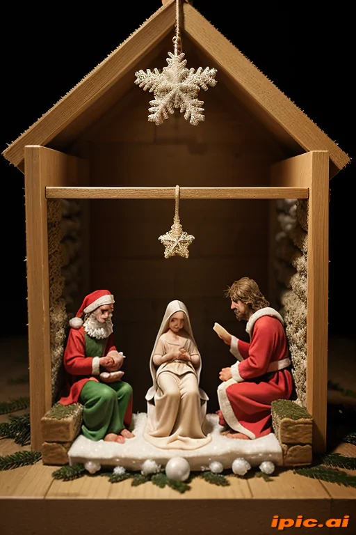 free christmas nativity scene
