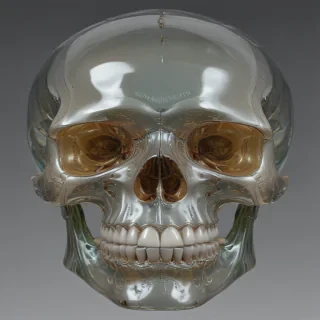 transparent skull png