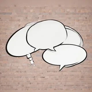 speech bubble clip art