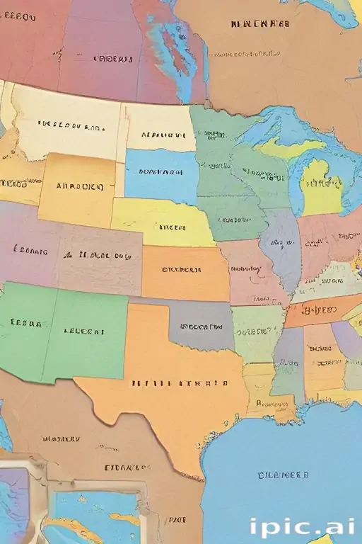 us states on a map