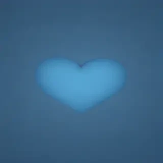 blue heart wallpaper