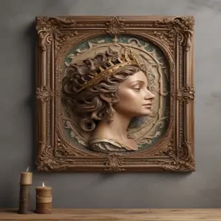 mockup wall art