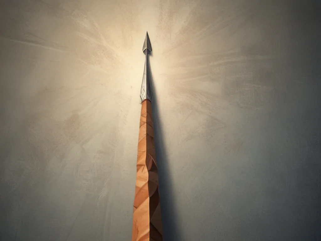 drawn arrow