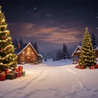 christmas story background