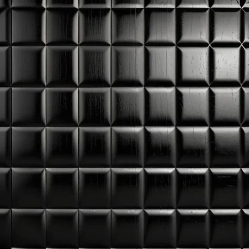 black checkered background