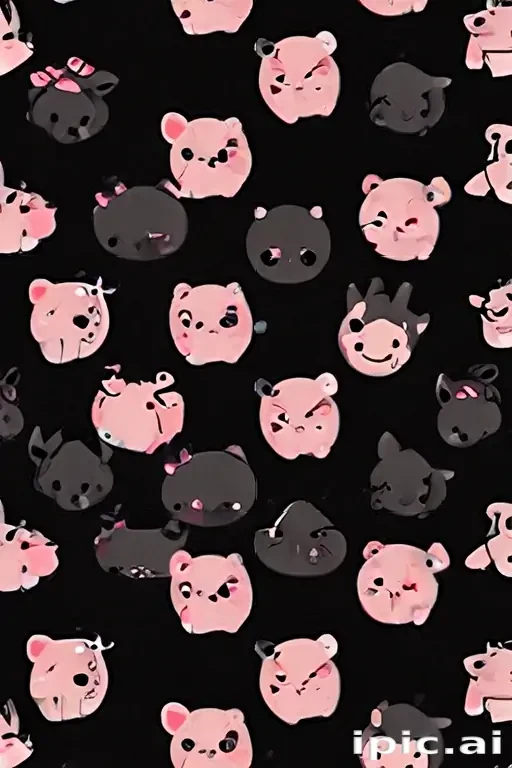 cute black iphone wallpaper