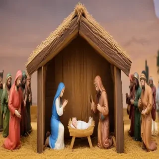 images of the manger scene