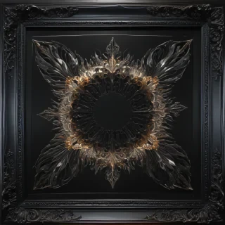 black frame transparent