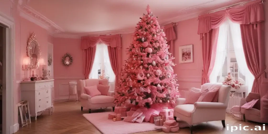 pink christmas pictures