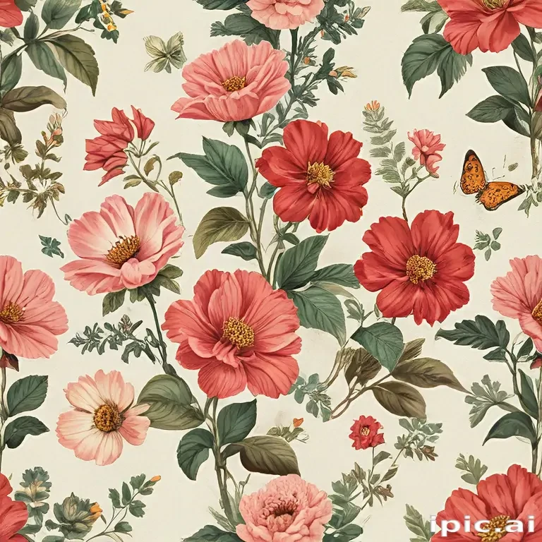 vintage flowers png