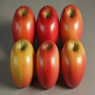 drawn apples