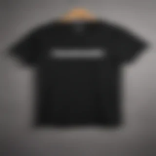 black t shirt mockup free