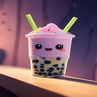 cute boba tea wallpapers